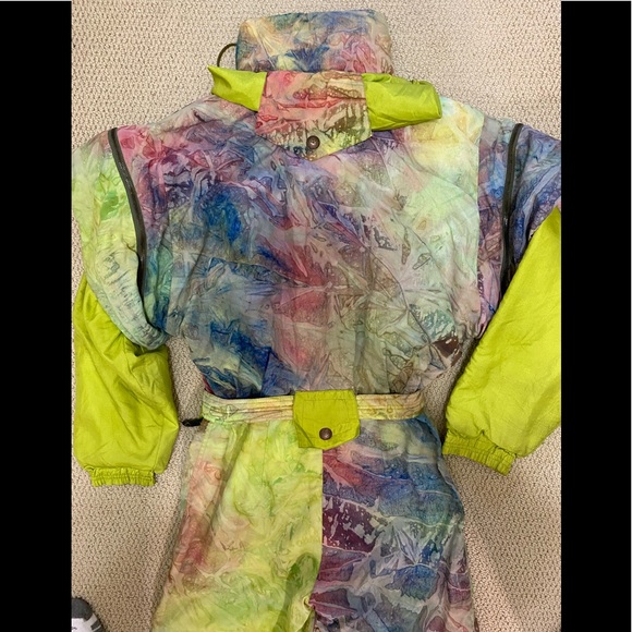 SOLD- Vintage Sporta One Piece Ski Suit Women’s Size 38. Made in Austria. - Picture 11 of 14